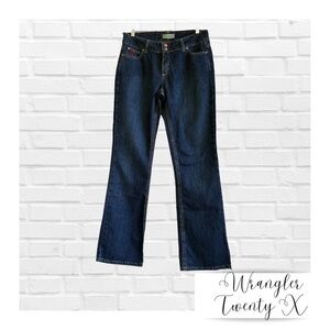 Wrangler Twenty X Jackson Fit Western Denim Long Jeans Tall 9/10 100% Cotton